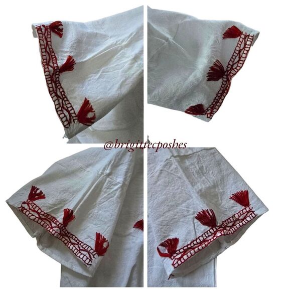 HANDMADE Traditional Embroidered Mexican Blouse - Picture 6 of 12